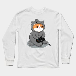 Gamer Kitty Long Sleeve T-Shirt